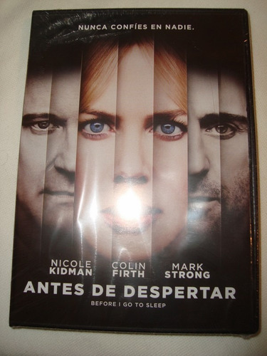 Dvd Original Antes De Despertar - Kidman Firth - Sellada!