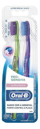 Cepillo de dientes Oral-B Pro-Gengiva suave x 2 unidades