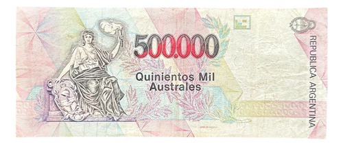 Argentina - 500.000 Austral - Año 1991 - Bot #2900 - Quintan (Usado)