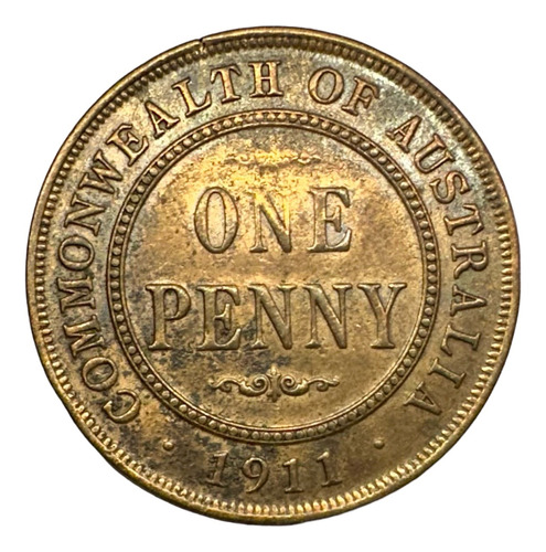Australia - 1 Penny - Año 1911 - Km #23 - Jorge V