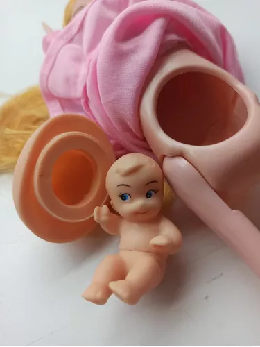 Boneca Barbie Grávida E Família Carrinho E Papai Mamãe Filho