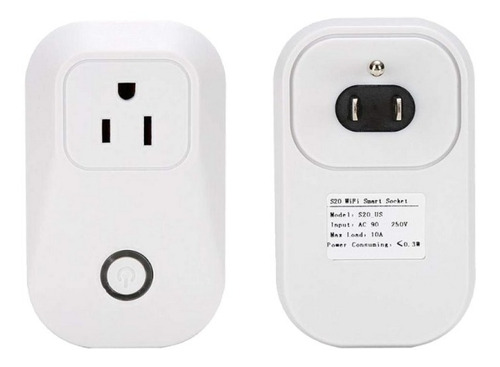 Contacto On/off Sonoff S20 Smart Inalambrico Wifi 