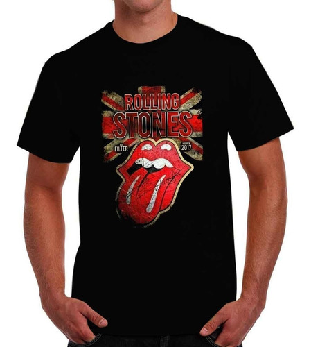 Playera Rolling Stones Rock 60s Camiseta De Moda De Musica