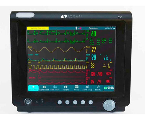 Imagen 2 de 7 de Equipo De Monitoreo Medico De Signos Vitales Spacelabs C50