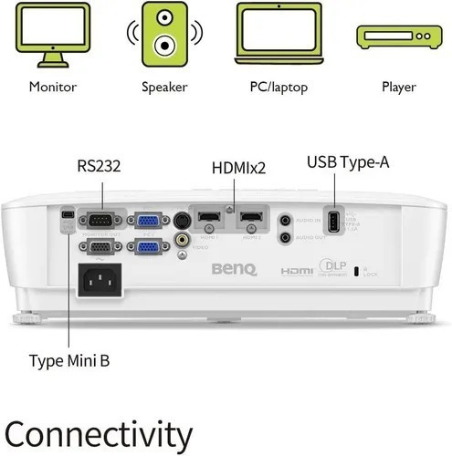 Proyectores Benq Ms536 Svga , Dlp, 4000 Lúmenes Ansi, Hdmi