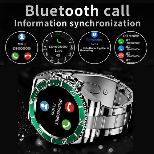 Imagen 4 de 9 de Reloj Inteligente De Llamadas Bluetooth Para Huawei iPhone A