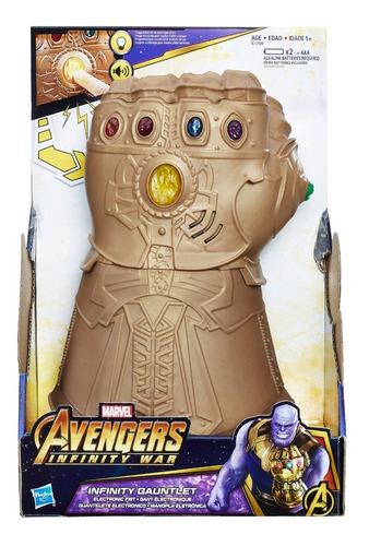 Thanos - Guante - Infinity World - Luz Y Sonidos - Hasbro!!!