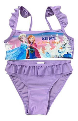 Malla Infantil Bikini 2 Piezas Frozen Varios Talles Oficial