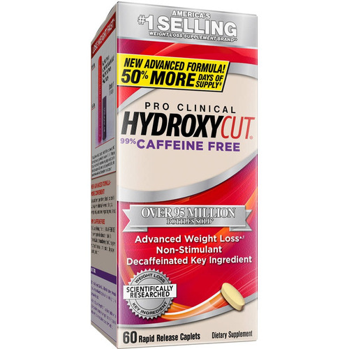 Hydroxycut Pro Clinical Libre De Cafeina 60 Cápsulas 