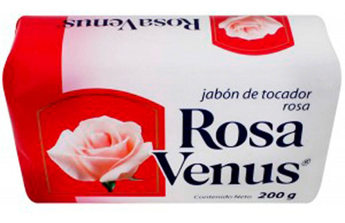 Jabón En Barra Rosa Venus Rosa 200g
