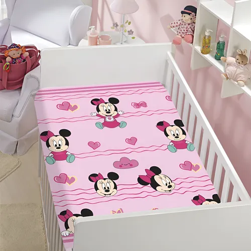 Manta Disney Baby Mickey Minnie Infantil Microfibra Jolitex