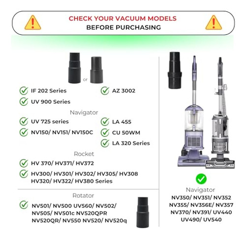 Para Shark Navigator Nv350 Nv351 Nv352, Rocket Hv301 Hv322 H
