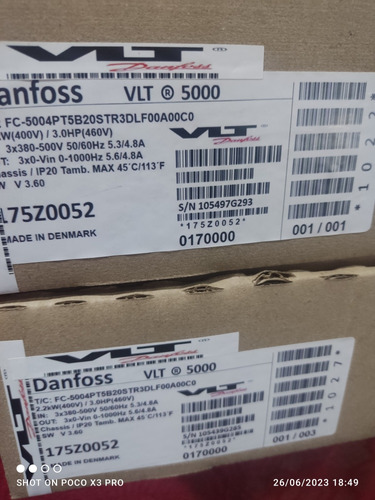 Variador De Frecuencia Danfoss 3 Hp 440 Vac 