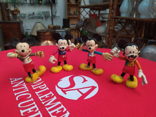 4 Mickey Mouse Coleccion Mc Donalds Ref. 253