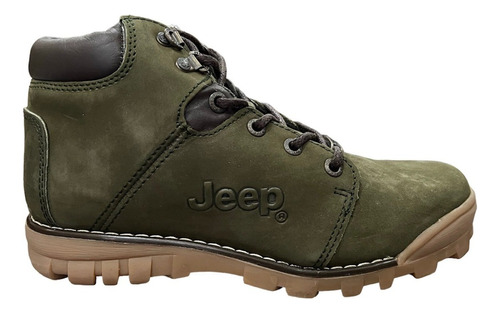 Botas Jeep Comander Verde Hombre Piel Caballero Trabajo