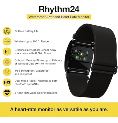 Scosche Rhythm 24 Heart Rate Monitor Armband -