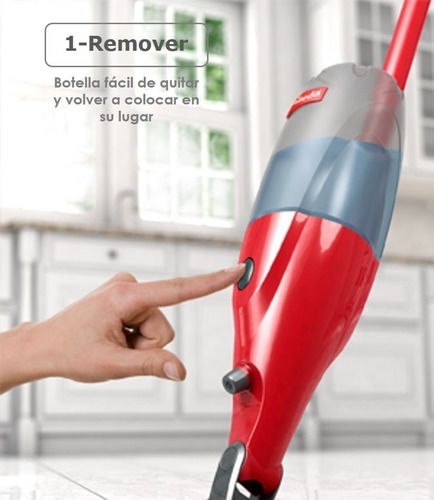 Imagen 2 de 9 de Limpiador Mopa Plana Para Piso Con Spray Trapeador Lampazo
