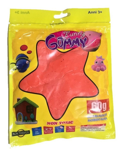 Pack 24 Masas Funny Gummy Goma Eva Slime / Lhua Store