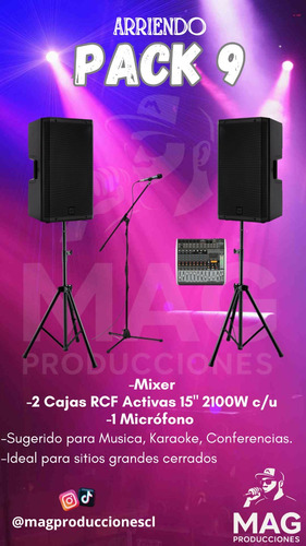 Arriendo Amplificación Para Todo Tipo De Eventos