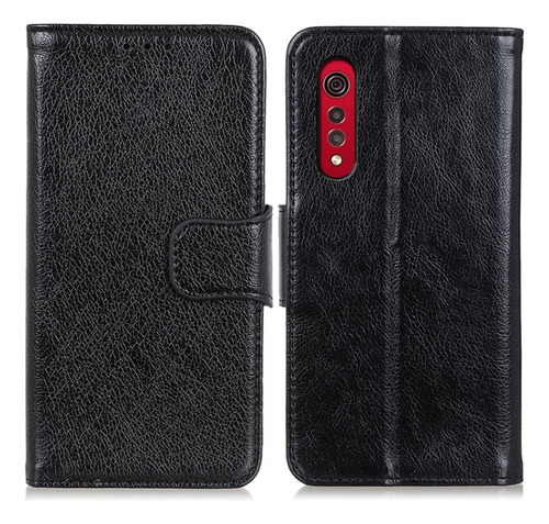 Funda De Piel Con Textura De Napa Para LG Velvet 2 Pro