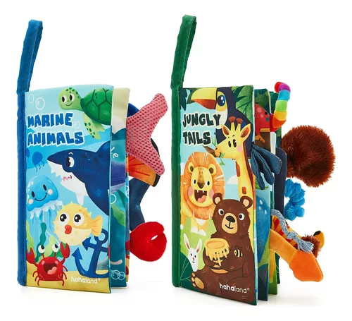  Libros para bebés de 0 a 6 meses, juguetes sensoriales de alto  contraste para bebés, juguetes sensoriales para bebés de 6 a 12 meses, libro  de sensación táctil, regalo de calcetines