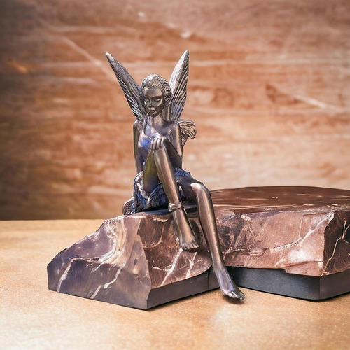 Estatua De Hada De Jardín, Figuras De Resina, Manualidades,
