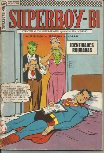 Hq Superboy-bi Nº 18 (1ª Série Ebal) 1970