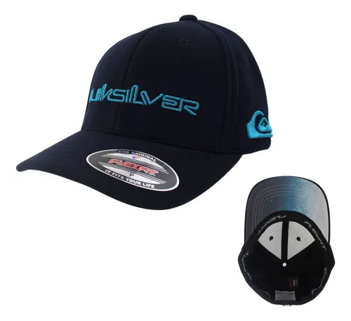 Boné Quiksilver Flexfit Fechado Emb P Juvenil Original Boné Quiksilver Flexfit Fechado Emb P Juvenil Original