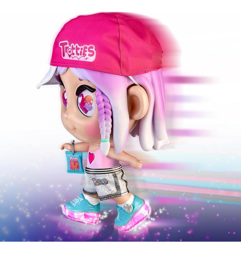 Muñeca Trotties Emma Luces Mágicas Magic World Adventure
