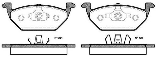 Pastillas De Freno Seat Leon (01') 01/05