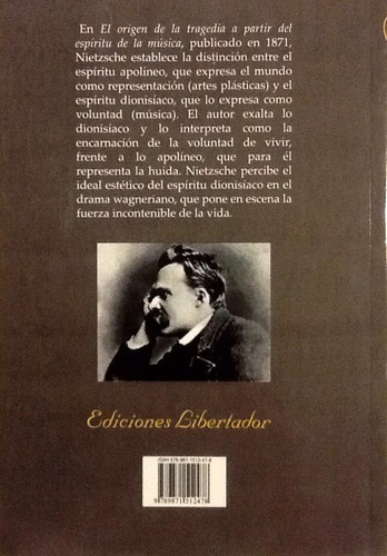 El Origen De La Tragedia - Friedrich Nietzsche