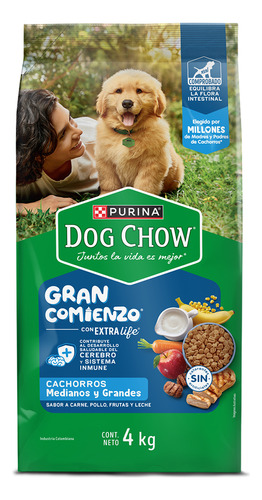 Dog Chow® Cachorros Gran Comienzo® Medianos Y Grandes 4kg