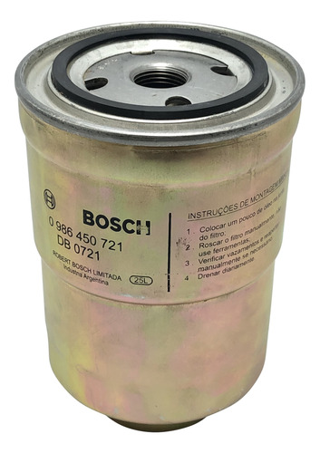 Filtro Gasoil Bosch Toyota Hilux 2.8 Sw4  0986450721