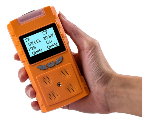 Detector De Gas Múltiple Medidor De Gas O2 Co H2s Ex 4 En 1