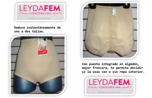 Pantaleta Faja Calzon Comprime Vientre Reduce Tallas Moldea