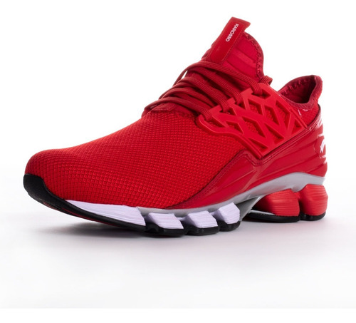 Imagen 6 de 6 de Tenis Para Correr Karosso 6328 Rojo Hecho En México