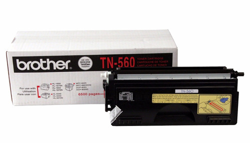 Toner Brother Tn-560 Negro Hl1650/1850/5050 Dcp8020 Mfc8820