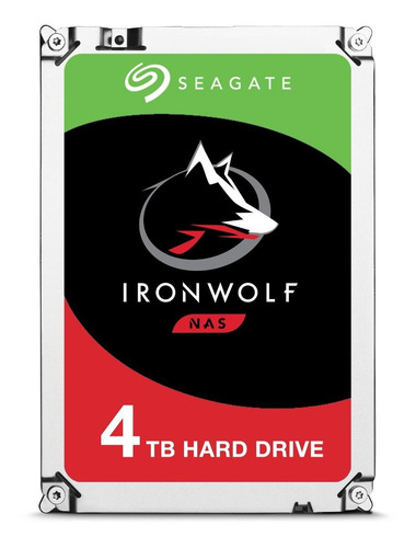 Disco rígido interno Seagate IronWolf ST4000VN008 4TB
