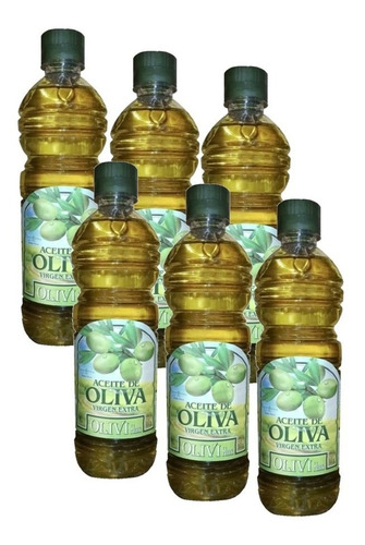Aceite Oliva Extra Virgen Olivi Hnos 500cc Frutado Medio X 6