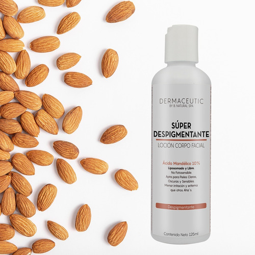 Loción para cuerpo Dermaceutic by B. Natural Spa Loción Super Despigmentante Ácido Mandélico 10% en pomo 125mL