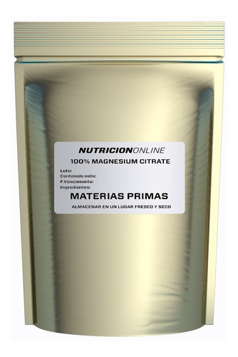 Citrato Potasio 1kg Y Citrato Magnesio (3:2) 500g