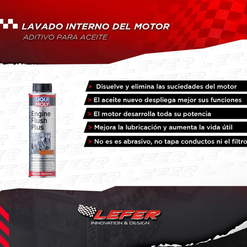 Imagen 2 de 9 de Limpia Motor Interno Engine Flush Plus Liqui Moly