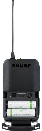 Sistema De Micrófono Inalámbrico Shure Blx14/cvl De Solapa Color Negro