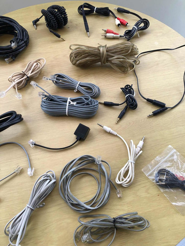 Imagen 6 de 10 de Cables Varios Conexiones Internet Sonido Vídeo, Venta Garage