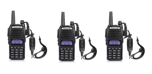 3x Baofeng Uv82 Uv-82 Uhf Vhf Doble Banda Bidireccional