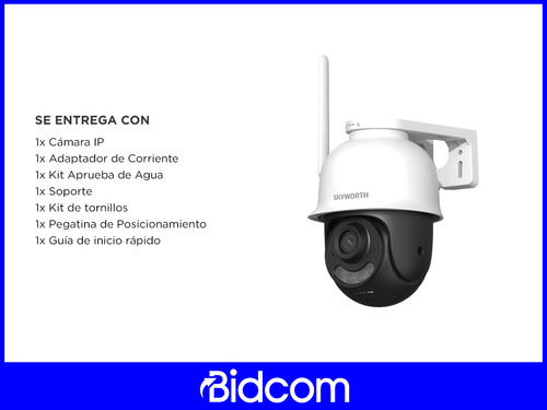Cámara De Seguridad Dual-light Skyworth Detección Movimiento