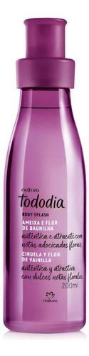 Body Splash Todo Dia Ameixa E Flor De Baunilha Natura 200ml