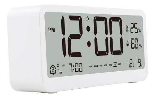 Reloj Despertador Con Atenuación Automática Por Mes, Formato