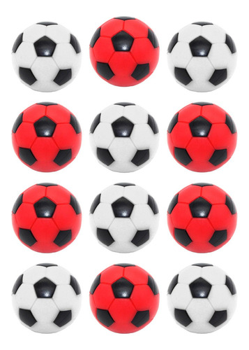 12 Uds Bolas De Futbolín 36mm Oficial Mini 1,42 Pelotas De L