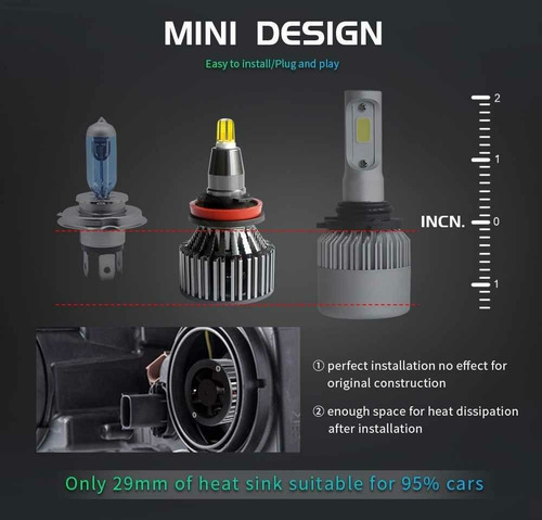 Focos Turbo Led Original De Lupa (180 Metros) 3 Años Garanti